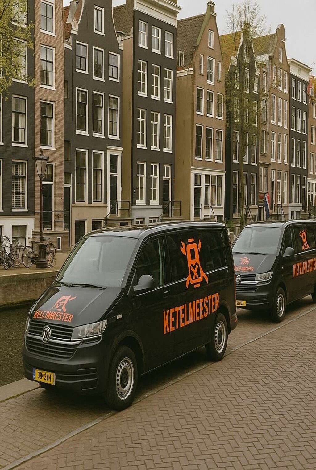 Werkbus op locatie